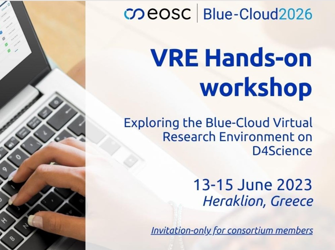 Blue-Cloud 2026: workshop pratico VRE